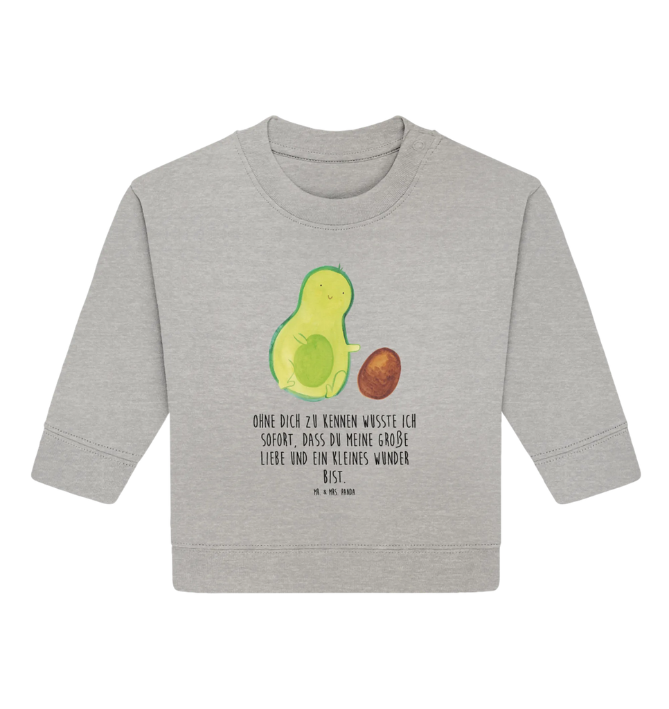 Organic Baby Pullover Avocado Kern rollt Baby Bullover, Baby Sweatshirt, Avocado, Veggie, Vegan, Gesund, Avocados, Schwanger, Geburt, Geburtstag, Säugling, Kind, erstes Kind, zur Geburt, Schwangerschaft, Babyparty, Baby, große Liebe, Liebe, Love