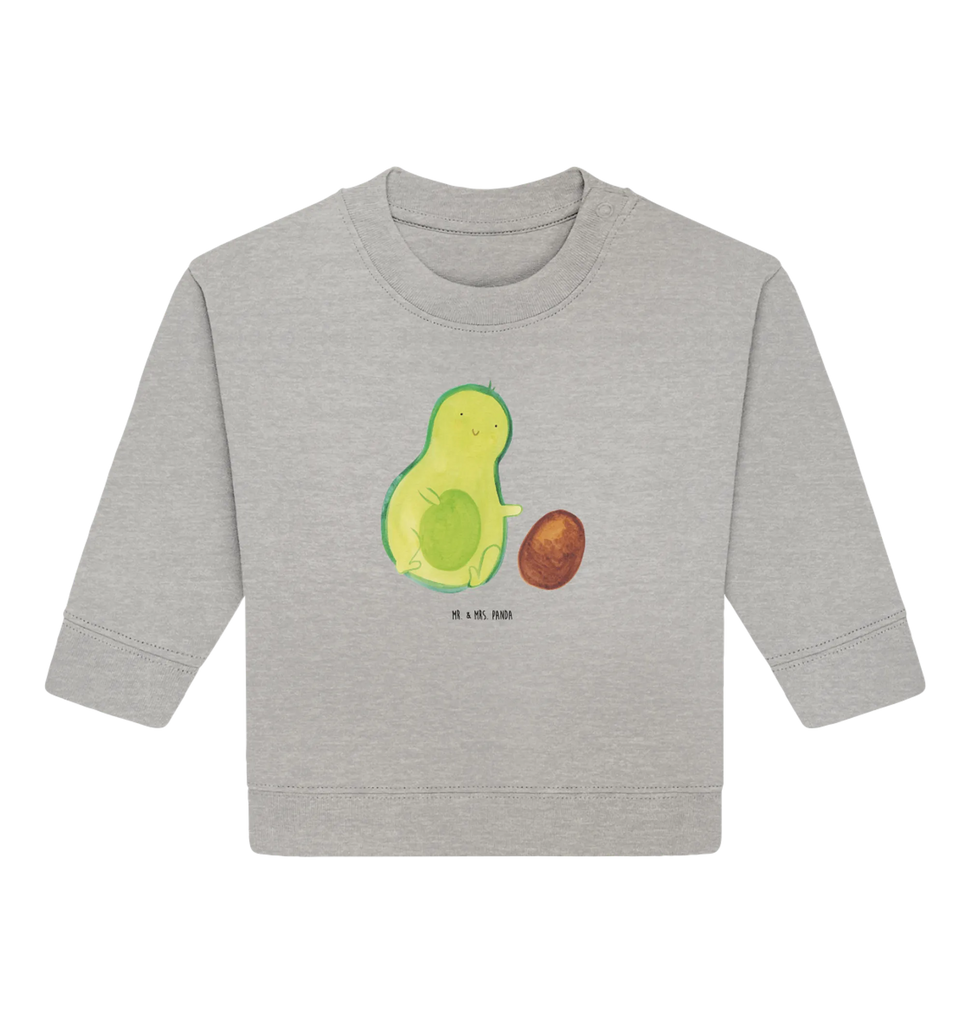 Organic Baby Pullover Avocado Kern rollt Baby Bullover, Baby Sweatshirt, Avocado, Veggie, Vegan, Gesund, Avocados, Schwanger, Geburt, Geburtstag, Säugling, Kind, erstes Kind, zur Geburt, Schwangerschaft, Babyparty, Baby, große Liebe, Liebe, Love