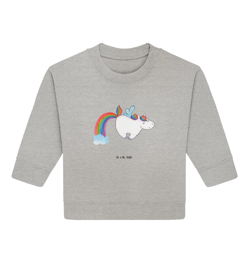 Organic Baby Pullover Einhorn Fliegendes Pferd Baby Bullover, Baby Sweatshirt, Einhorn, Einhörner, Einhorn Deko, Pegasus, Unicorn, Regenbogen, Spielen, Realität, Glitzer, Erwachsenwerden