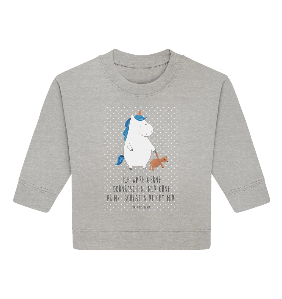 Organic Baby Pullover Einhorn Teddy Baby Bullover, Baby Sweatshirt, Einhorn, Einhörner, Einhorn Deko, Pegasus, Unicorn, schlafen, gute Nacht, Single, Bett, Träumen, Freundin, Singleleben