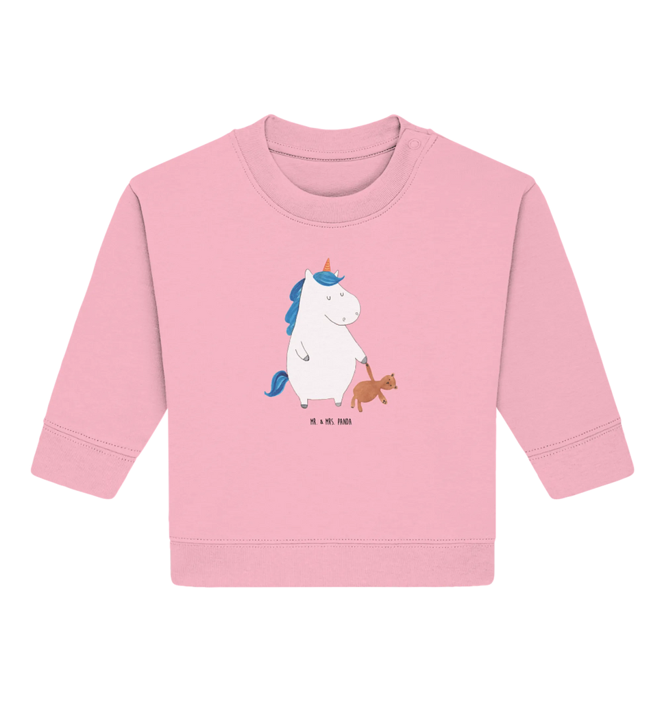 Organic Baby Pullover Einhorn Teddy Baby Bullover, Baby Sweatshirt, Einhorn, Einhörner, Einhorn Deko, Pegasus, Unicorn, schlafen, gute Nacht, Single, Bett, Träumen, Freundin, Singleleben