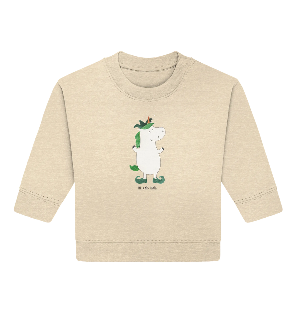 Organic Baby Pullover Einhorn Joker Baby Bullover, Baby Sweatshirt, Einhorn, Einhörner, Einhorn Deko, Pegasus, Unicorn, Hofnarr, Kasper, Gaukler, Mittelalter