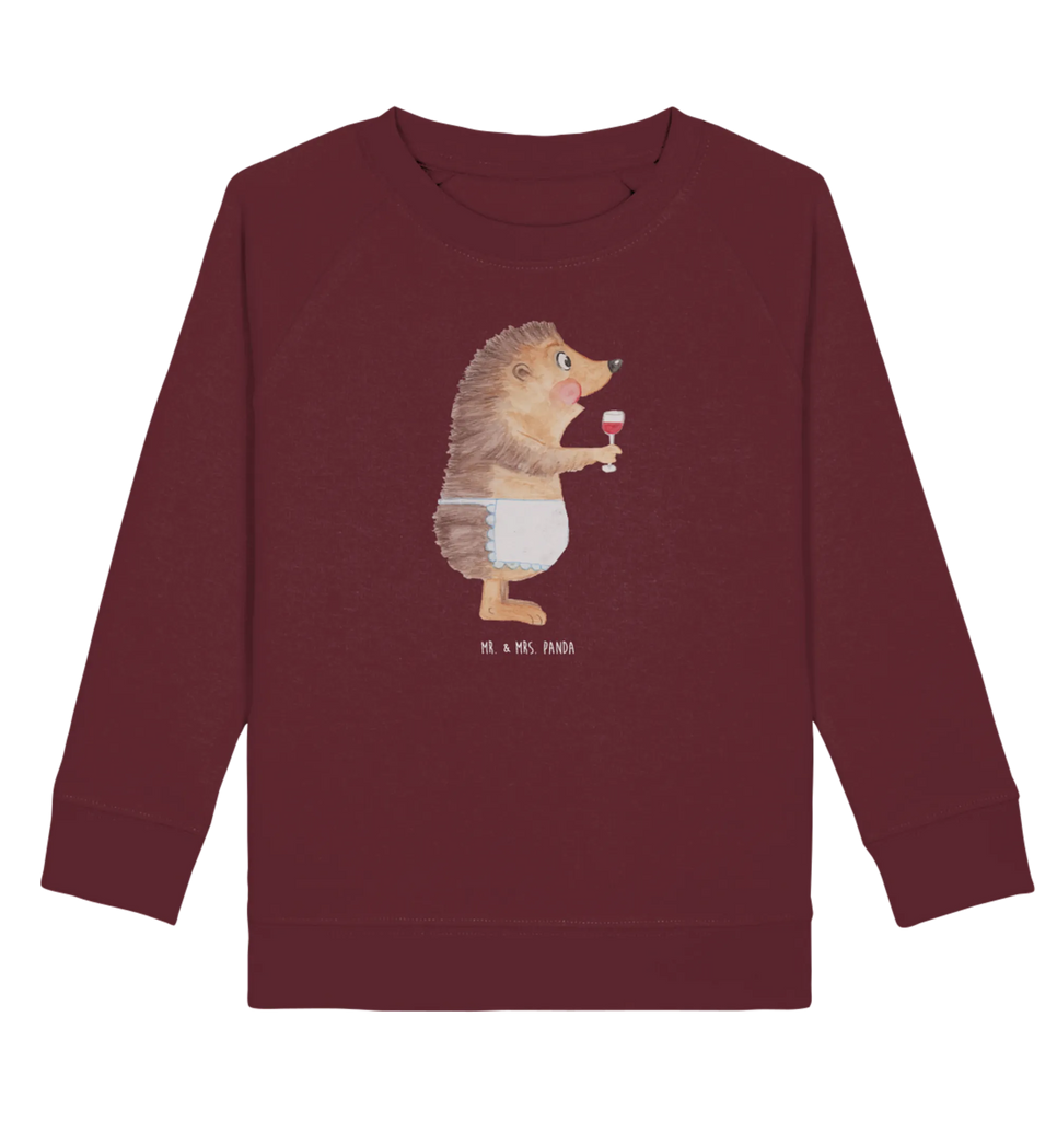 Organic Kinder Pullover Igel mit Wein Kinder Pullover, Kinder Sweatshirt, Jungen, Mädchen, Tiermotive, Gute Laune, lustige Sprüche, Tiere, Wein Spruch, Igel, Geschenk Weintrinker, Geschenk Weinliebhaber, Wein Deko, Weinglas, Rotwein, Weißwein, Wein trinken