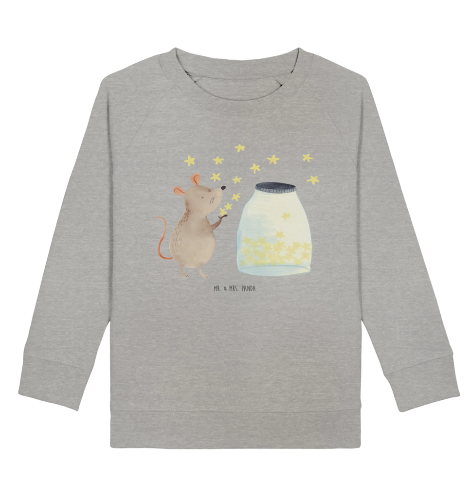 Organic Kinder Pullover Maus Sterne Kinder Pullover, Kinder Sweatshirt, Jungen, Mädchen, Tiermotive, Gute Laune, lustige Sprüche, Tiere, Maus, Sterne, Wunsch, Kind, Taufe, Taufgeschenk, Geburt, Schwangerschaft, erstes Kind, Kindergeburtstag, Geburtstag, Hoffnung, Träume