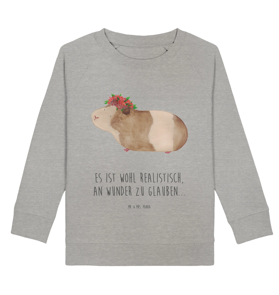 Organic Kinder Pullover Meerschweinchen weise Kinder Pullover, Kinder Sweatshirt, Jungen, Mädchen, Tiermotive, Gute Laune, lustige Sprüche, Tiere, Meerschweinchen, Meerie, Meeries, Wunder, Blumenkind, Realität, Spruch, Weisheit, Motivation, Wunderland