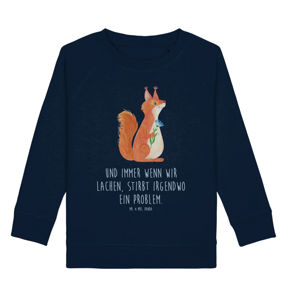 Organic Kinder Pullover Eichhörnchen Blume Kinder Pullover, Kinder Sweatshirt, Jungen, Mädchen, Tiermotive, Gute Laune, lustige Sprüche, Tiere, Eichhörnchen, Eichhorn, Spruch positiv, Lachen, Spaß, Motivation Sprüche, Motivation Bilder, glücklich Spruch, Spruch Deko