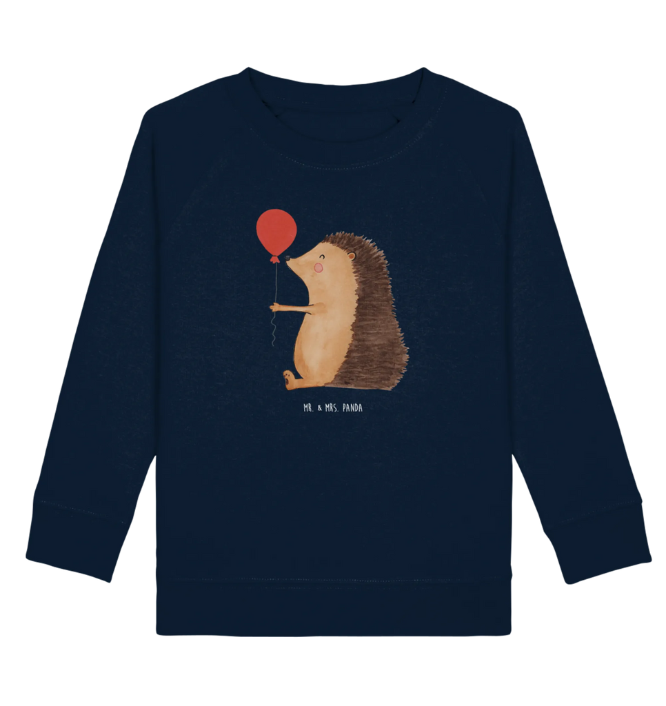 Organic Kinder Pullover Igel mit Luftballon Kinder Pullover, Kinder Sweatshirt, Jungen, Mädchen, Tiermotive, Gute Laune, lustige Sprüche, Tiere, Igel, Geburtstag, Herzlichen Glückwunsch, Glückwunsch, Geburtstagskind, Ballon, Happy Birthday