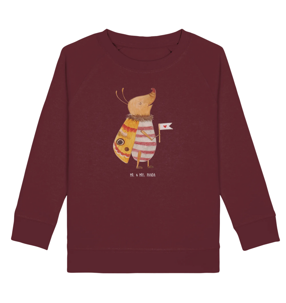 Organic Kinder Pullover Nachtfalter mit Fähnchen Kinder Pullover, Kinder Sweatshirt, Jungen, Mädchen, Tiermotive, Gute Laune, lustige Sprüche, Tiere, Nachtfalter, Käfer, Spruch lustig, Spruch witzig, süß, niedlich, Küche Deko, Was kostet die Welt