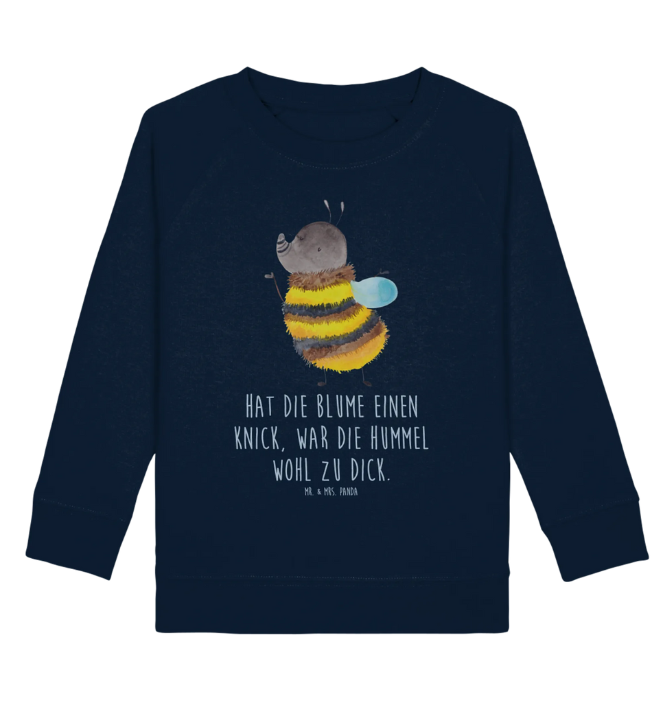 Organic Kinder Pullover Hummel flauschig Kinder Pullover, Kinder Sweatshirt, Jungen, Mädchen, Tiermotive, Gute Laune, lustige Sprüche, Tiere, Hummel, Flauschig, Biene, Blume, Natur