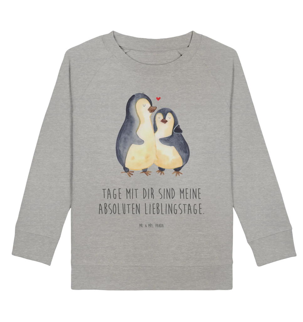 Organic Kinder Pullover Pinguin umarmend Kinder Pullover, Kinder Sweatshirt, Jungen, Mädchen, Pinguin, Liebe, Liebespaar, Liebesbeweis, Liebesgeschenk, Verlobung, Jahrestag, Hochzeitstag, Hochzeit, Hochzeitsgeschenk