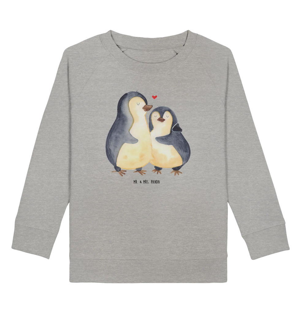 Organic Kinder Pullover Pinguin umarmend Kinder Pullover, Kinder Sweatshirt, Jungen, Mädchen, Pinguin, Liebe, Liebespaar, Liebesbeweis, Liebesgeschenk, Verlobung, Jahrestag, Hochzeitstag, Hochzeit, Hochzeitsgeschenk