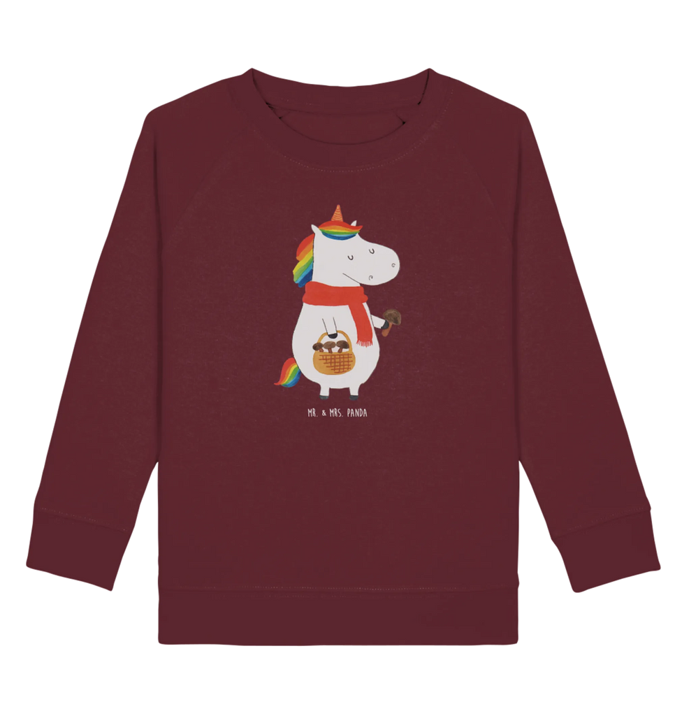 Organic Kinder Pullover Einhorn Pilz Kinder Pullover, Kinder Sweatshirt, Jungen, Mädchen, Einhorn, Einhörner, Einhorn Deko, Unicorn, Pilze, Pilzsammler, Motivation, Spruch, Liebeskummer