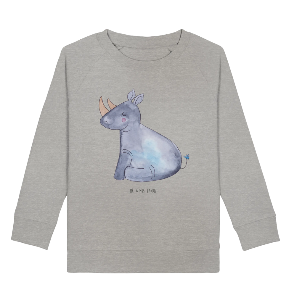 Organic Kinder Pullover Einhorn Nashorn Kinder Pullover, Kinder Sweatshirt, Jungen, Mädchen, Einhorn, Einhörner, Einhorn Deko, Pegasus, Unicorn, Regenbogen, witzig, lustig, Zoo, Glitzer, Einhornpower, Erwachsenwerden, Nashorn, Nashörner