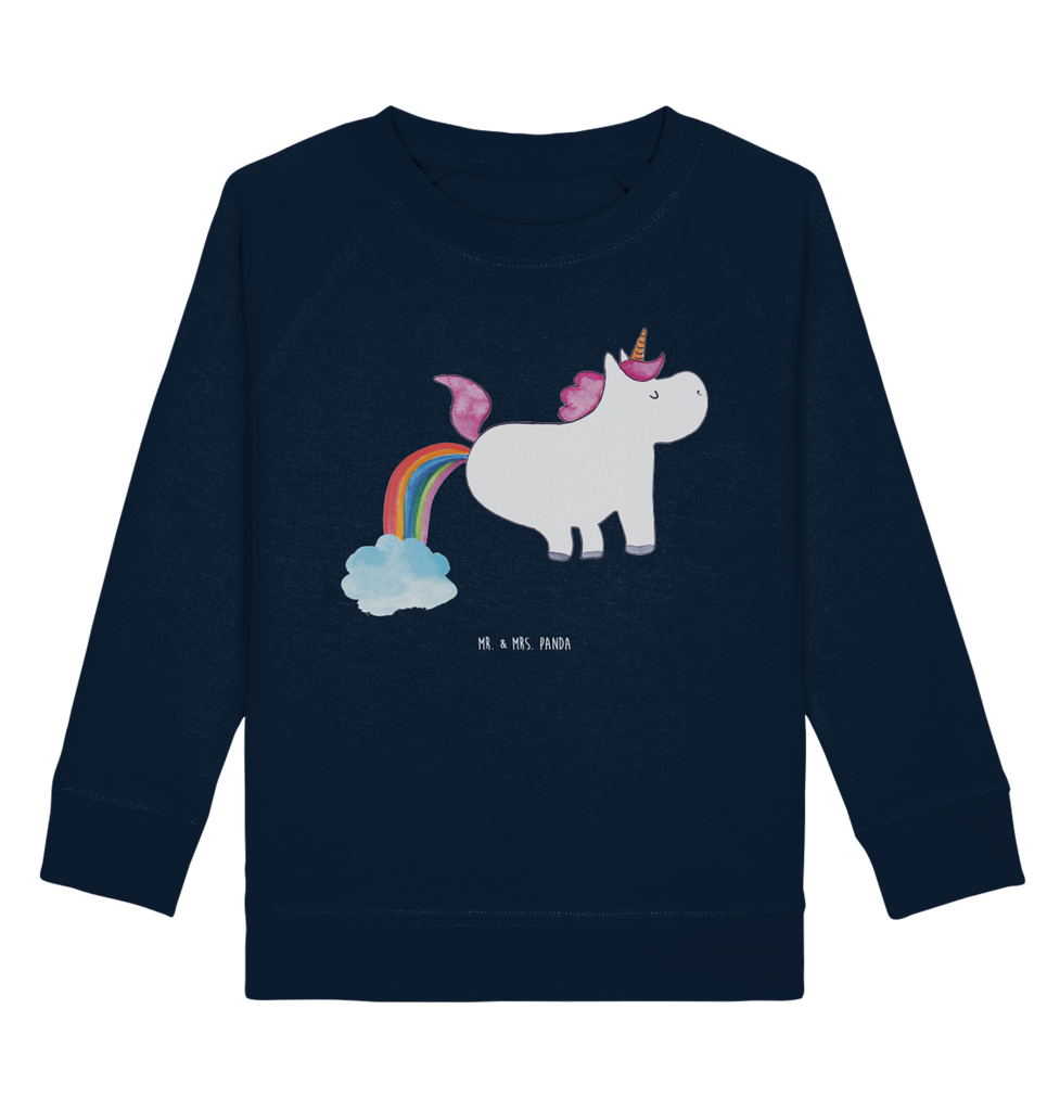 Organic Kinder Pullover Einhorn Pupsend Kinder Pullover, Kinder Sweatshirt, Jungen, Mädchen, Einhorn, Einhörner, Einhorn Deko, Pegasus, Unicorn, Pups, Regenbogen, Glitzer, Einhornpower, Erwachsenwerden, Spaß, lustig, Freundin