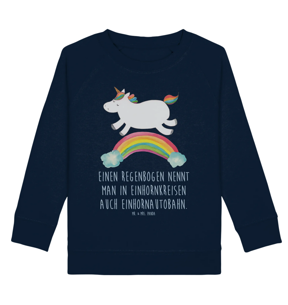 Organic Kinder Pullover Einhorn Regenbogen Kinder Pullover, Kinder Sweatshirt, Jungen, Mädchen, Einhorn, Einhörner, Einhorn Deko, Unicorn, Regenbogen, Glitzer, Einhornpower, Erwachsenwerden, Einhornautobahn