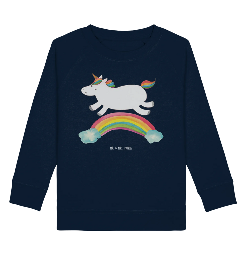 Organic Kinder Pullover Einhorn Regenbogen Kinder Pullover, Kinder Sweatshirt, Jungen, Mädchen, Einhorn, Einhörner, Einhorn Deko, Unicorn, Regenbogen, Glitzer, Einhornpower, Erwachsenwerden, Einhornautobahn