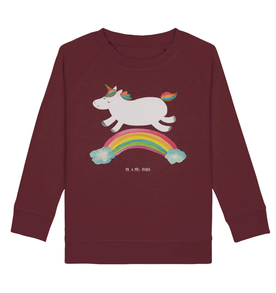 Organic Kinder Pullover Einhorn Regenbogen Kinder Pullover, Kinder Sweatshirt, Jungen, Mädchen, Einhorn, Einhörner, Einhorn Deko, Unicorn, Regenbogen, Glitzer, Einhornpower, Erwachsenwerden, Einhornautobahn