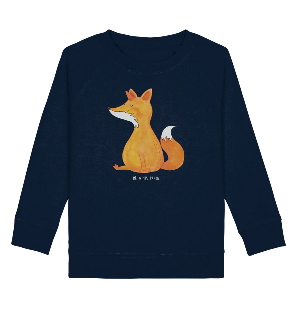 Organic Kinder Pullover Fuchshörnchen Kinder Pullover, Kinder Sweatshirt, Jungen, Mädchen, Einhorn, Einhörner, Einhorn Deko, Unicorn, Fuchs, Unicorns, Fuchshörnchen, Fuchshorn, Foxycorn, Füchse