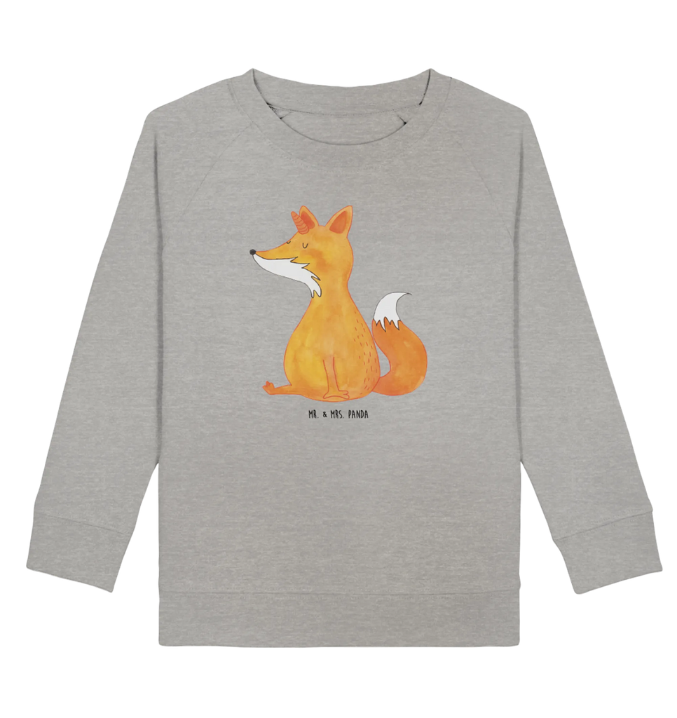 Organic Kinder Pullover Fuchshörnchen Kinder Pullover, Kinder Sweatshirt, Jungen, Mädchen, Einhorn, Einhörner, Einhorn Deko, Pegasus, Unicorn, Fuchs, Unicorns, Fuchshörnchen, Fuchshorn, Foxycorn, Füchse