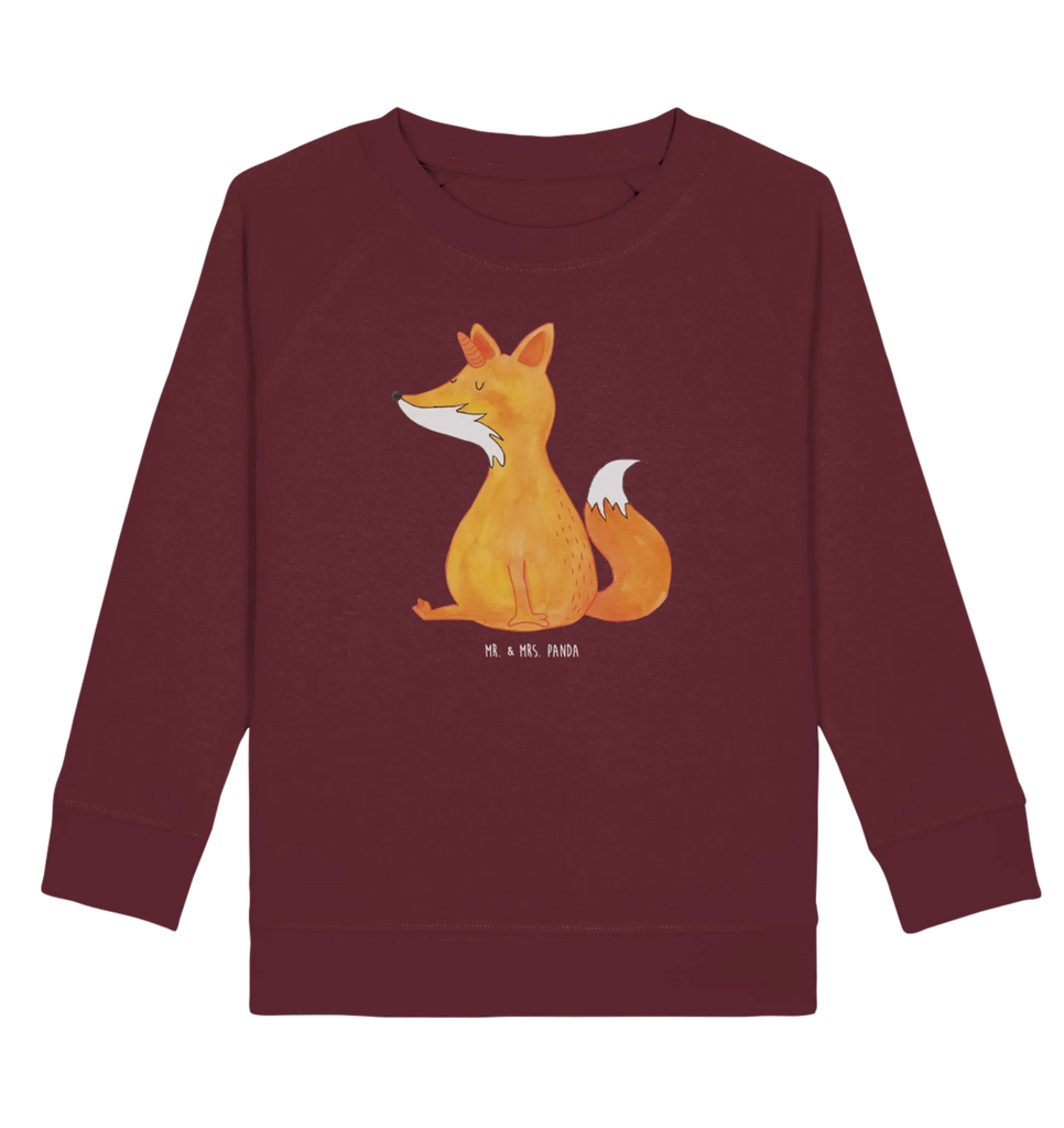 Organic Kinder Pullover Fuchshörnchen Kinder Pullover, Kinder Sweatshirt, Jungen, Mädchen, Einhorn, Einhörner, Einhorn Deko, Unicorn, Fuchs, Unicorns, Fuchshörnchen, Fuchshorn, Foxycorn, Füchse