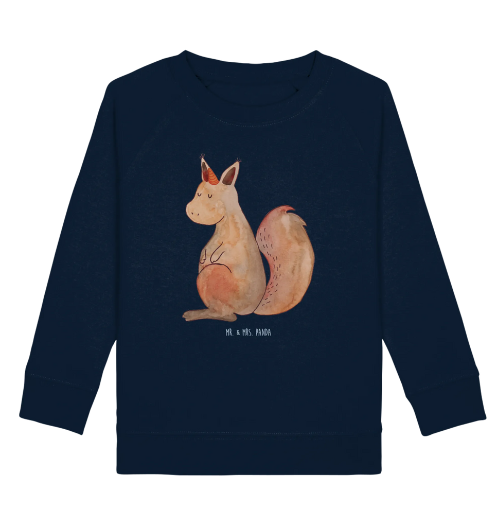 Organic Kinder Pullover Einhörnchen Glaube Kinder Pullover, Kinder Sweatshirt, Jungen, Mädchen, Einhorn, Einhörner, Einhorn Deko, Unicorn, Einhörnchen, Eichhörnchen, Eichhorn