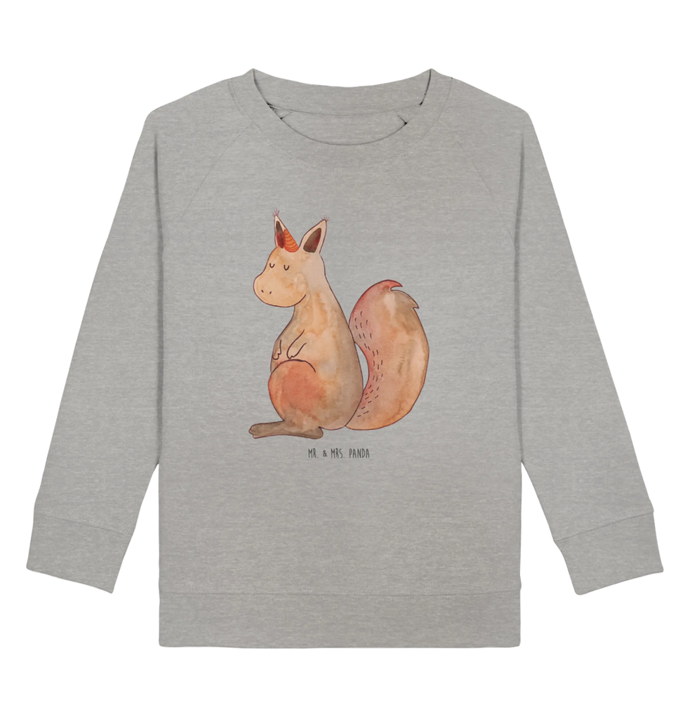 Organic Kinder Pullover Einhörnchen Glaube Kinder Pullover, Kinder Sweatshirt, Jungen, Mädchen, Einhorn, Einhörner, Einhorn Deko, Pegasus, Unicorn, Einhörnchen, Eichhörnchen, Eichhorn