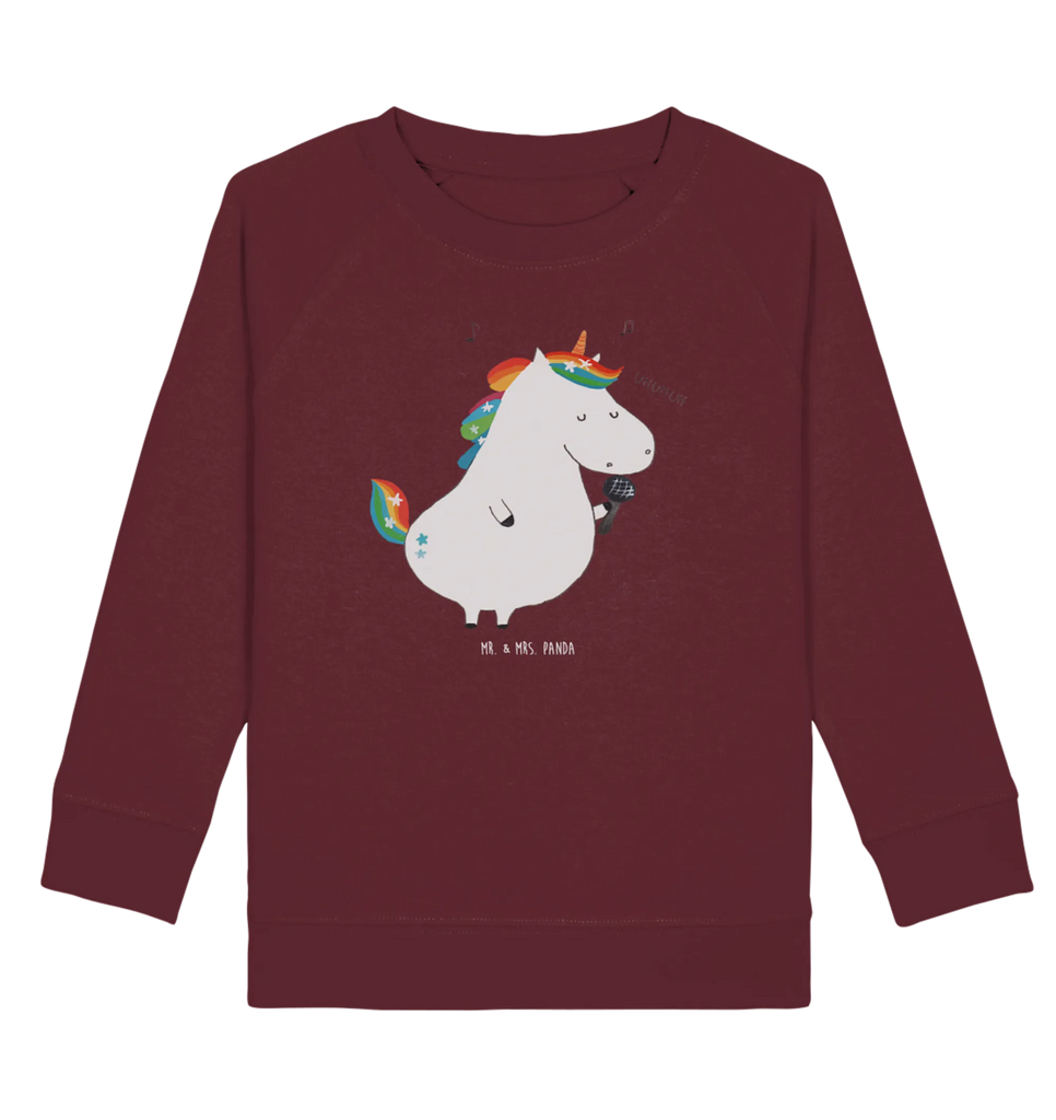 Organic Kinder Pullover Einhorn Sänger Kinder Pullover, Kinder Sweatshirt, Jungen, Mädchen, Einhorn, Einhörner, Einhorn Deko, Unicorn, Glitzer, Konfetti, Party, Geburtstag, Feier, Fest, Disco, Sängerin, Sänger, Freundin