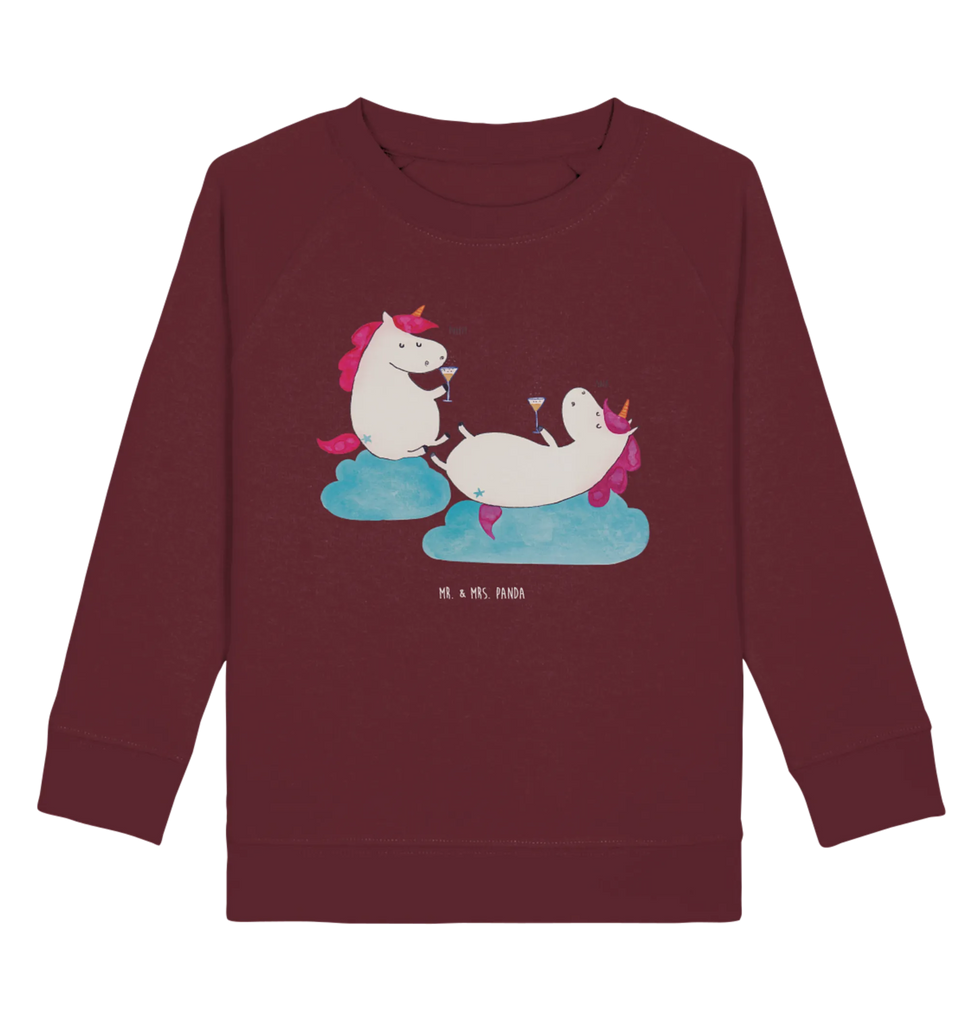 Organic Kinder Pullover Einhorn Sekt Kinder Pullover, Kinder Sweatshirt, Jungen, Mädchen, Einhorn, Einhörner, Einhorn Deko, Unicorn, Freundinnen, Freundin, BFF, Sekt, Mädelsabend, Spaß, Party, Korken, Anstoßen, Beste