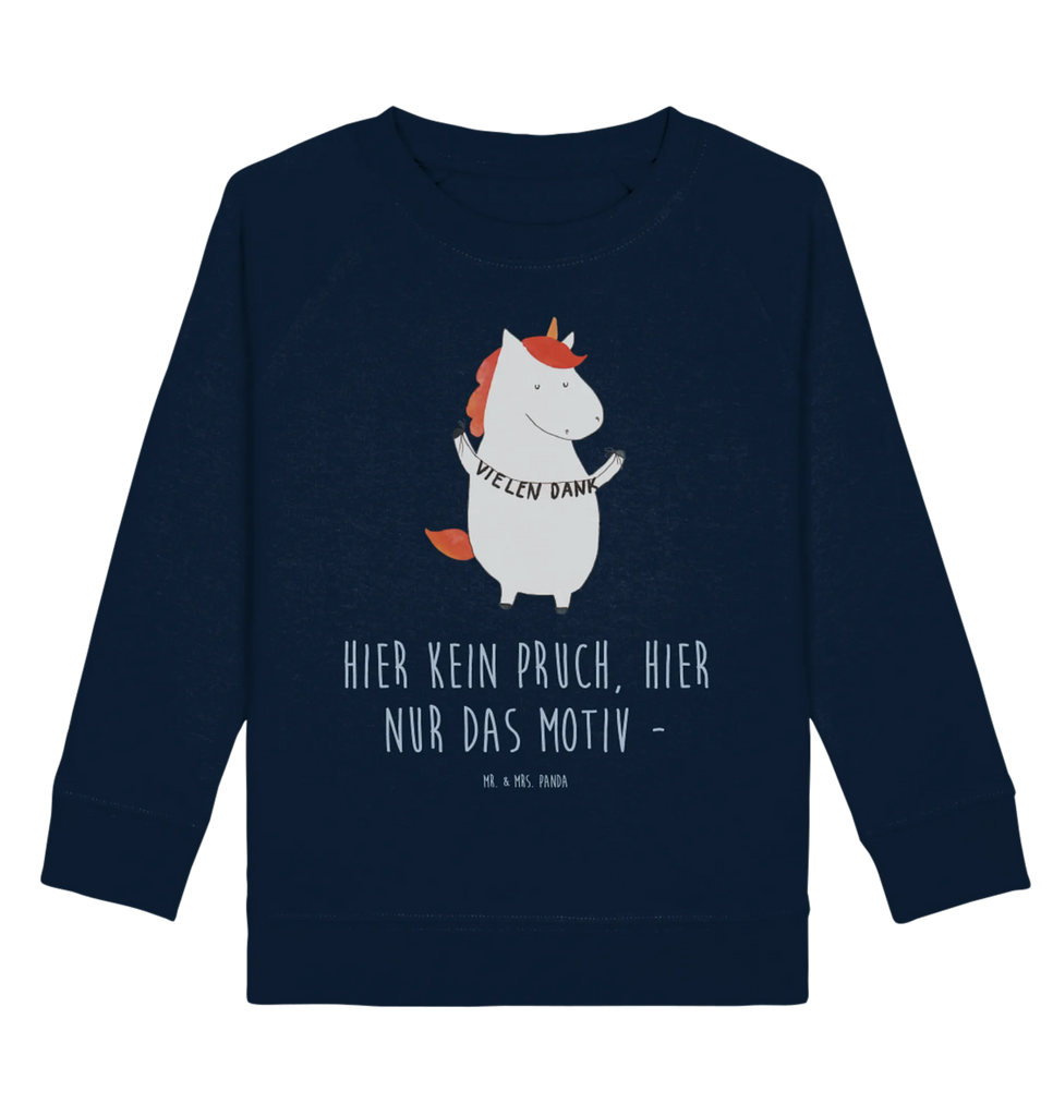 Organic Kinder Pullover Einhorn Vielen Dank Kinder Pullover, Kinder Sweatshirt, Jungen, Mädchen, Einhorn, Einhörner, Einhorn Deko, Unicorn, Danke, vielen Dank, Dankeschön, Danksagung