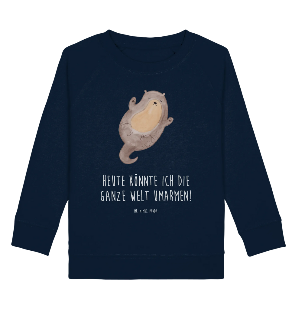 Organic Kinder Pullover Otter Umarmen Kinder Pullover, Kinder Sweatshirt, Jungen, Mädchen, Otter, Fischotter, Seeotter, Otter Seeotter See Otter