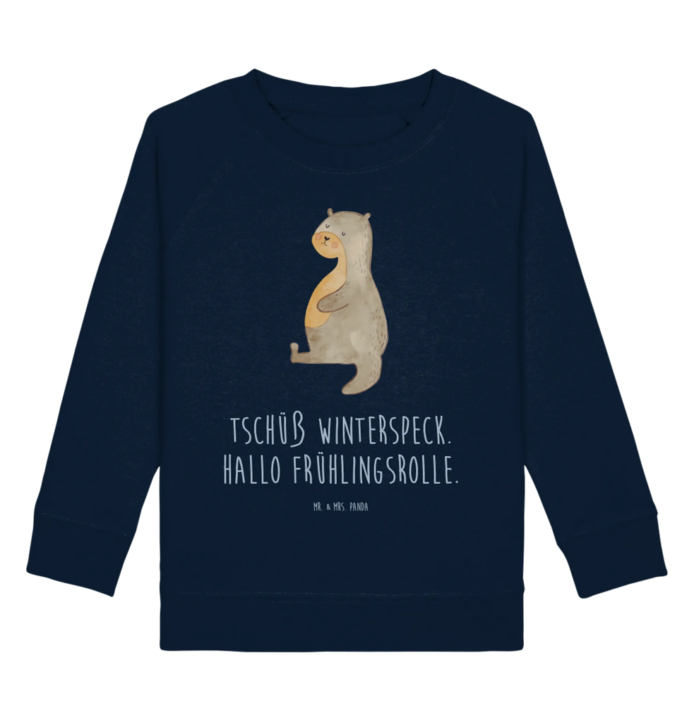 Organic Kinder Pullover Otter Bauch Kinder Pullover, Kinder Sweatshirt, Jungen, Mädchen, Otter, Fischotter, Seeotter, Otter Seeotter See Otter