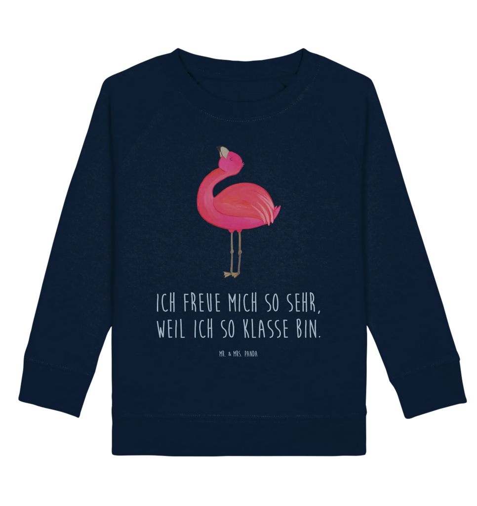 Organic Kinder Pullover Flamingo stolz Kinder Pullover, Kinder Sweatshirt, Jungen, Mädchen, Flamingo, stolz, Freude, Selbstliebe, Selbstakzeptanz, Freundin, beste Freundin, Tochter, Mama, Schwester