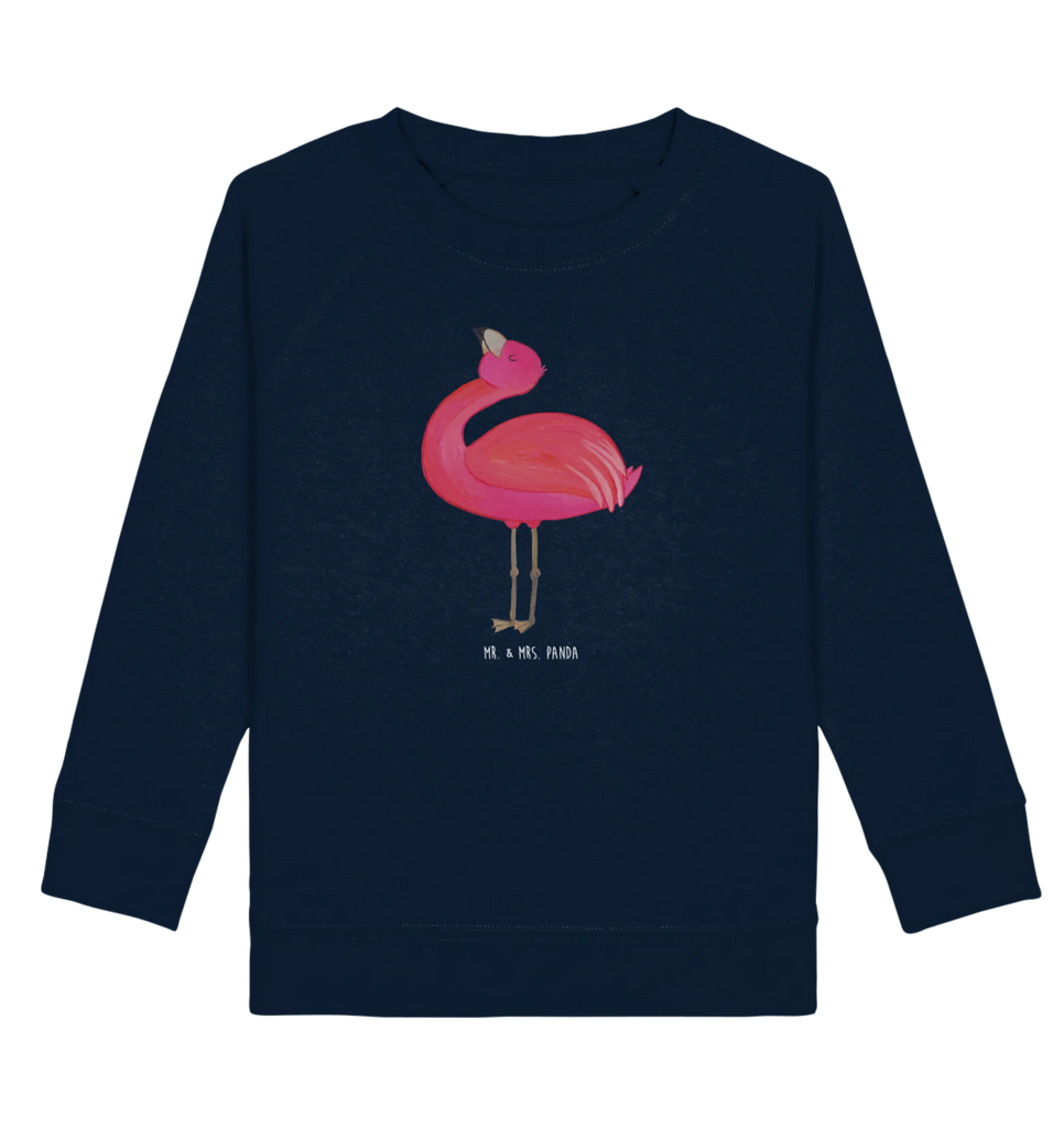 Organic Kinder Pullover Flamingo stolz Kinder Pullover, Kinder Sweatshirt, Jungen, Mädchen, Flamingo, stolz, Freude, Selbstliebe, Selbstakzeptanz, Freundin, beste Freundin, Tochter, Mama, Schwester