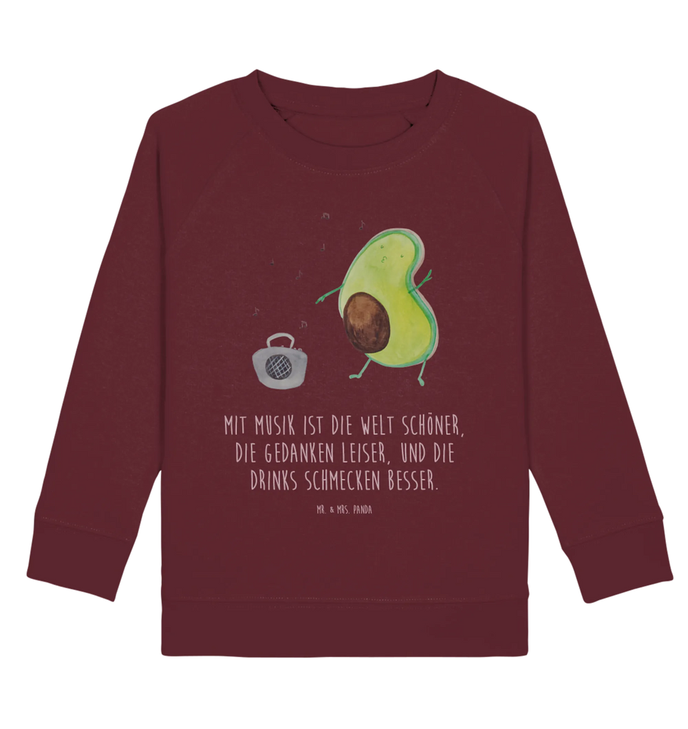 Organic Kinder Pullover Avocado tanzt Kinder Pullover, Kinder Sweatshirt, Jungen, Mädchen, Avocado, Veggie, Vegan, Gesund