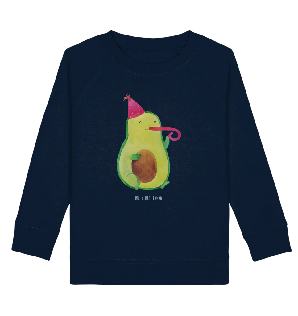 Organic Kinder Pullover Avocado Partyhupe Kinder Pullover, Kinder Sweatshirt, Jungen, Mädchen, Avocado, Veggie, Vegan, Gesund, Party, Feierlichkeit, Feier, Fete, Geburtstag, Gute Laune, Tröte