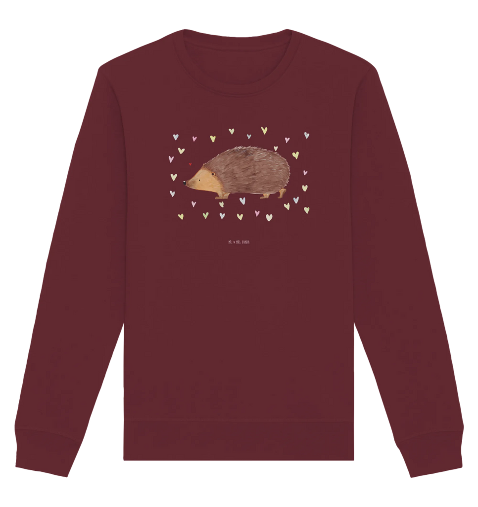 Organic Pullover Igel Herzen Pullover, Pullover Männer, Pullover Frauen, Sweatshirt, Sweatshirt Männer, Sweatshirt Frauen, Unisex, Tiermotive, Gute Laune, lustige Sprüche, Tiere, Liebe, Herz, Herzen, Igel, Vertrauen, Kuss, Leben