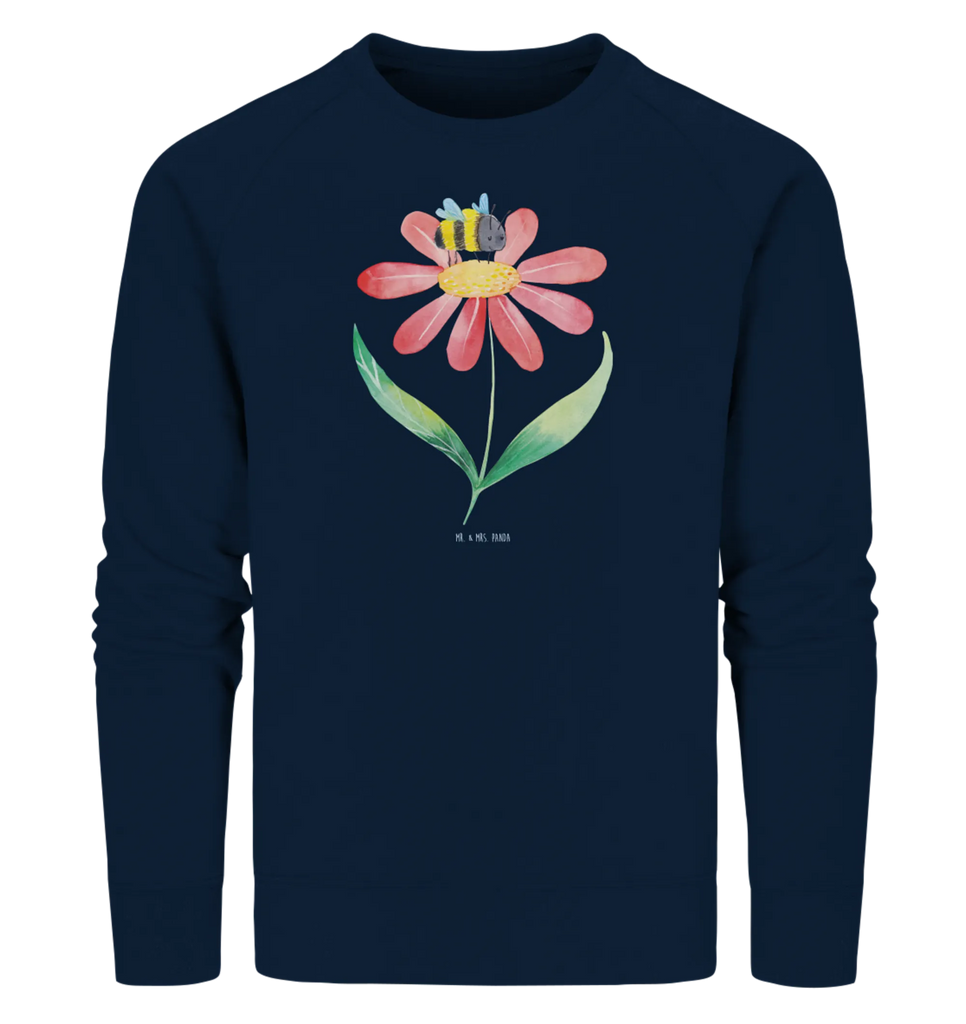 Organic Pullover Hummel Blume Pullover, Pullover Männer, Pullover Frauen, Sweatshirt, Sweatshirt Männer, Sweatshirt Frauen, Unisex, Tiermotive, Gute Laune, lustige Sprüche, Tiere, Hummel, Blume, Wespe, Flauschig, Natur, Feld, Hummeln, Biene