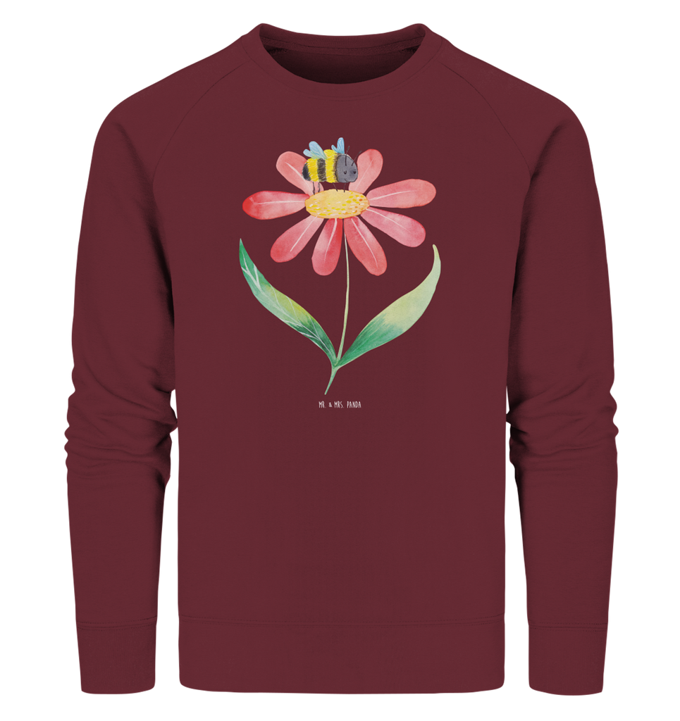 Organic Pullover Hummel Blume Pullover, Pullover Männer, Pullover Frauen, Sweatshirt, Sweatshirt Männer, Sweatshirt Frauen, Unisex, Tiermotive, Gute Laune, lustige Sprüche, Tiere, Hummel, Blume, Wespe, Flauschig, Natur, Feld, Hummeln, Biene