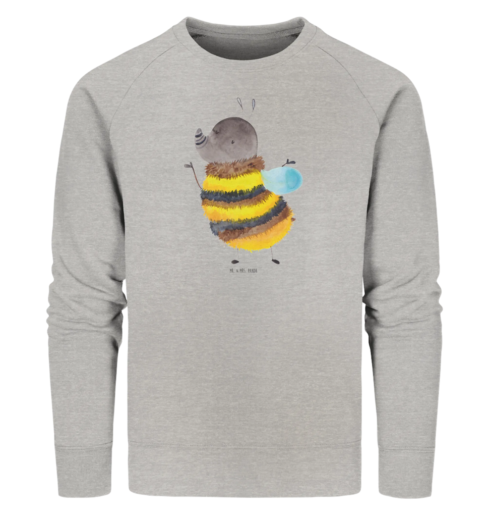 Organic Pullover Hummel flauschig Pullover, Pullover Männer, Pullover Frauen, Sweatshirt, Sweatshirt Männer, Sweatshirt Frauen, Unisex, Tiermotive, Gute Laune, lustige Sprüche, Tiere, Hummel, Flauschig, Biene, Blume, Natur