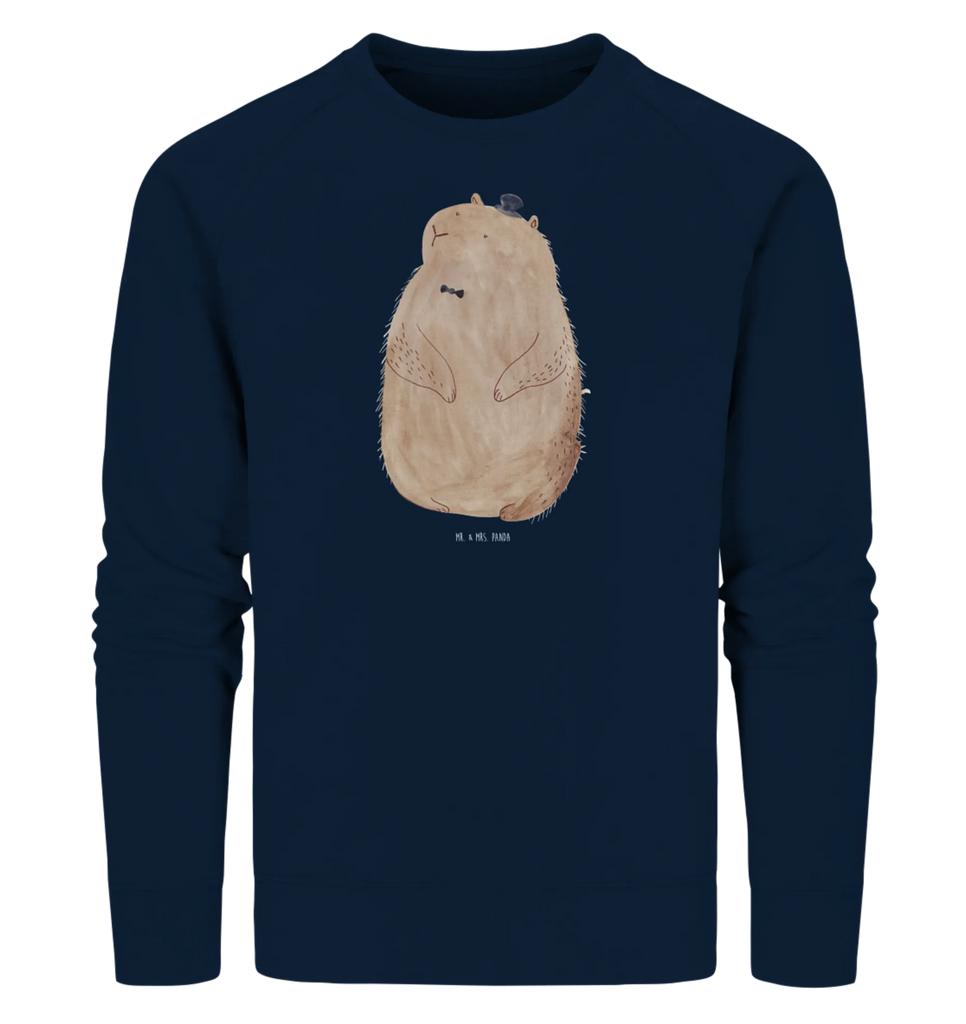 Organic Pullover Murmeltier Pullover, Pullover Männer, Pullover Frauen, Sweatshirt, Sweatshirt Männer, Sweatshirt Frauen, Unisex, Tiermotive, Gute Laune, lustige Sprüche, Tiere, Murmeltier, Knigge, Fröhlichkeit, Freundlichkeit, Respekt, Anstand