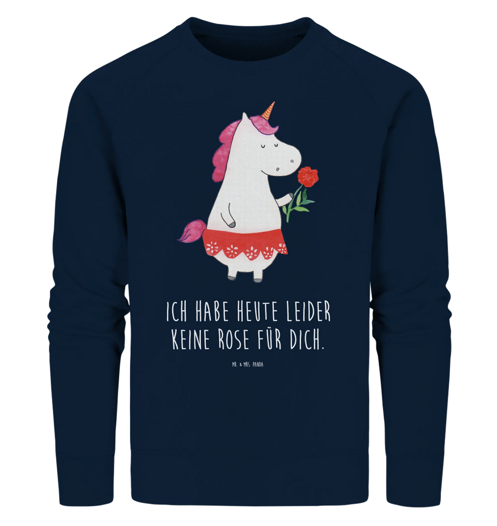 Organic Pullover Einhorn Dame Pullover, Pullover Männer, Pullover Frauen, Sweatshirt, Sweatshirt Männer, Sweatshirt Frauen, Unisex, Einhorn, Einhörner, Einhorn Deko, Unicorn, Dame, Lady, feine Dame, Freundin, Frau, Bachelor, Bachelorette, Abfuhr, Schluss machen, Trennung