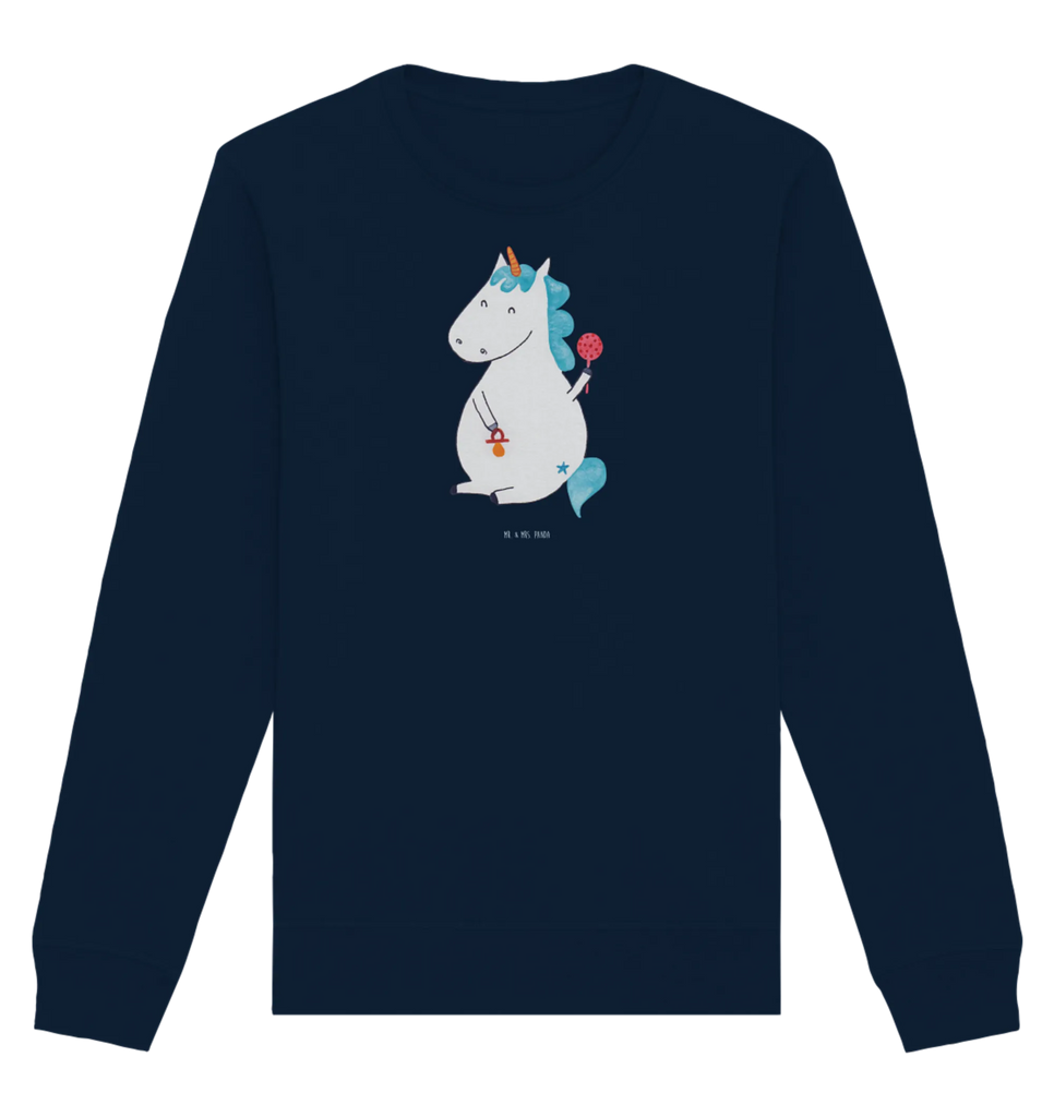 Organic Pullover Einhorn Baby Pullover, Pullover Männer, Pullover Frauen, Sweatshirt, Sweatshirt Männer, Sweatshirt Frauen, Unisex, Einhorn, Einhörner, Einhorn Deko, Pegasus, Unicorn, Mutter, Geburt, Geburtstag, erstes Kind, Baby, Babyglück, Nachwuchs, Eltern, Party, Kind, Schnuller