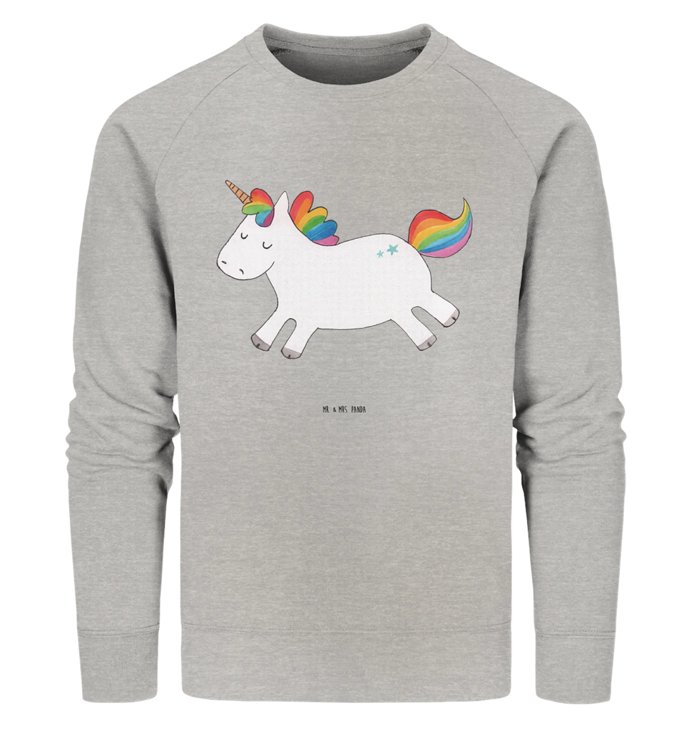 Organic Pullover Einhorn Happy Pullover, Pullover Männer, Pullover Frauen, Sweatshirt, Sweatshirt Männer, Sweatshirt Frauen, Unisex, Einhorn, Einhörner, Einhorn Deko, Unicorn, glücklich, fröhlich, Spaß, Freude, Lebensfreude, witzig, spannend, Lächeln, Lachen