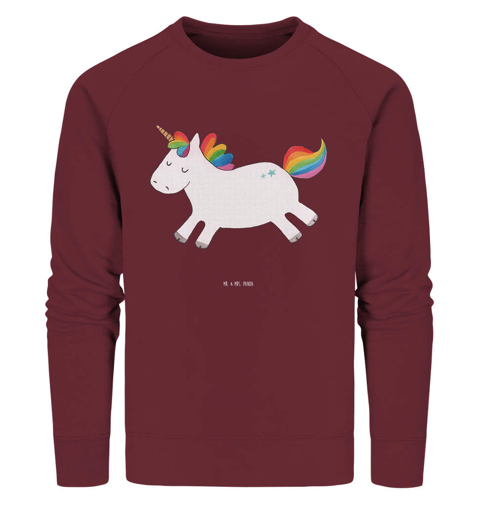 Organic Pullover Einhorn Happy Pullover, Pullover Männer, Pullover Frauen, Sweatshirt, Sweatshirt Männer, Sweatshirt Frauen, Unisex, Einhorn, Einhörner, Einhorn Deko, Pegasus, Unicorn, glücklich, fröhlich, Spaß, Freude, Lebensfreude, witzig, spannend, Lächeln, Lachen