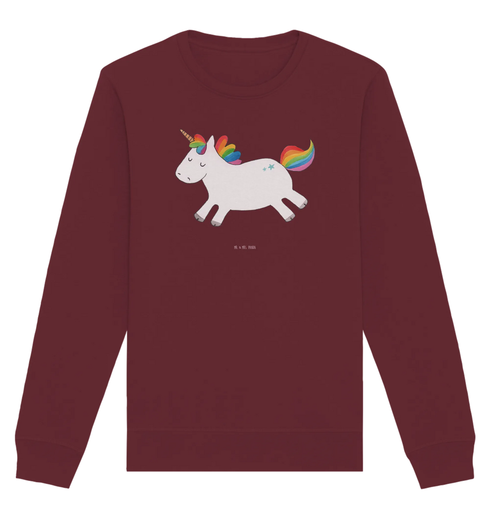 Organic Pullover Einhorn Happy Pullover, Pullover Männer, Pullover Frauen, Sweatshirt, Sweatshirt Männer, Sweatshirt Frauen, Unisex, Einhorn, Einhörner, Einhorn Deko, Unicorn, glücklich, fröhlich, Spaß, Freude, Lebensfreude, witzig, spannend, Lächeln, Lachen