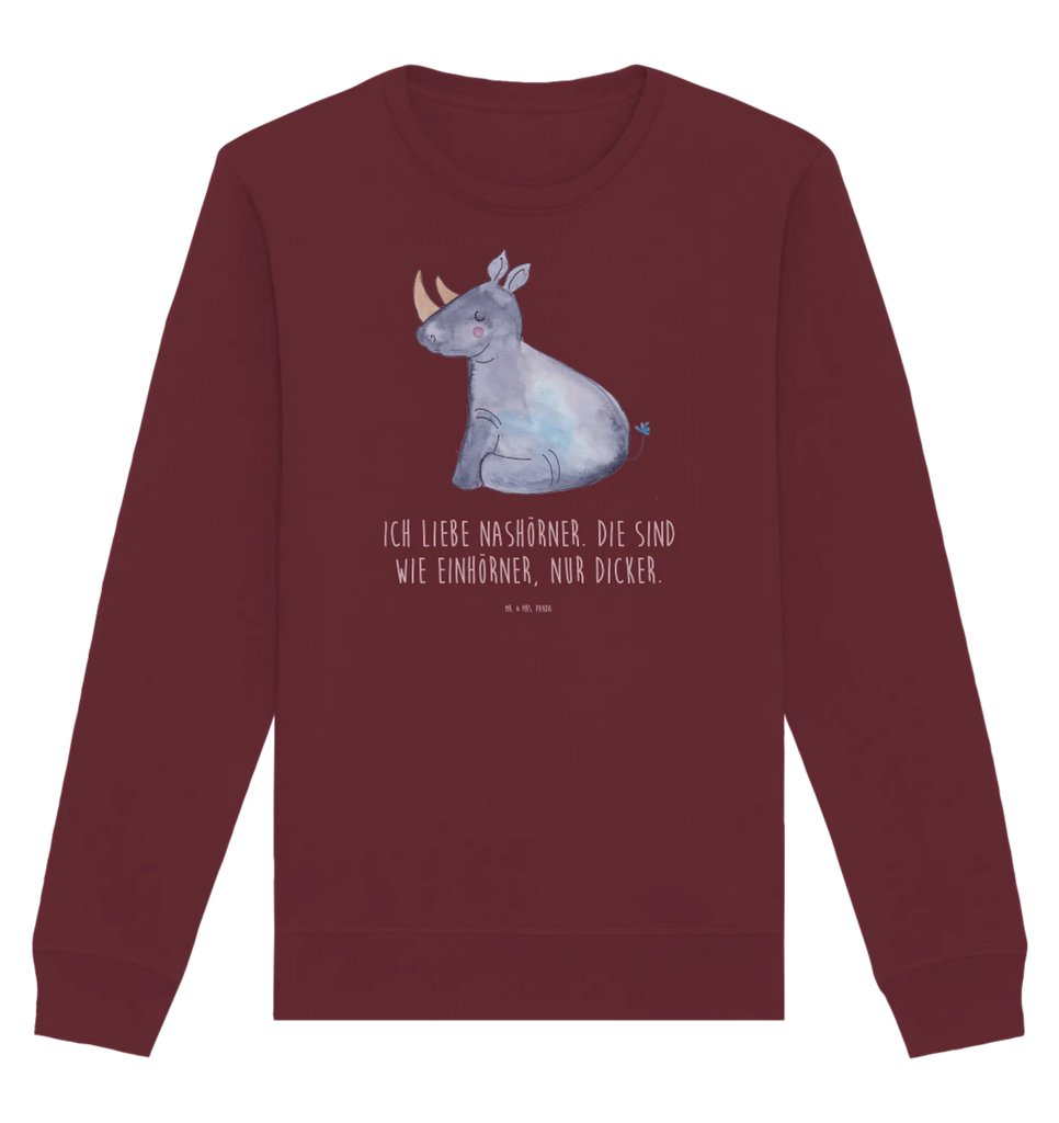 Organic Pullover Einhorn Nashorn Pullover, Pullover Männer, Pullover Frauen, Sweatshirt, Sweatshirt Männer, Sweatshirt Frauen, Unisex, Einhorn, Einhörner, Einhorn Deko, Unicorn, Regenbogen, witzig, lustig, Zoo, Glitzer, Einhornpower, Erwachsenwerden, Nashorn, Nashörner