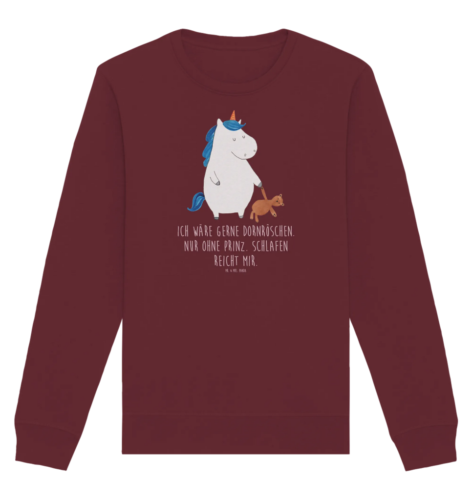 Organic Pullover Einhorn Teddy Pullover, Pullover Männer, Pullover Frauen, Sweatshirt, Sweatshirt Männer, Sweatshirt Frauen, Unisex, Einhorn, Einhörner, Einhorn Deko, Unicorn, schlafen, gute Nacht, Single, Bett, Träumen, Freundin, Singleleben