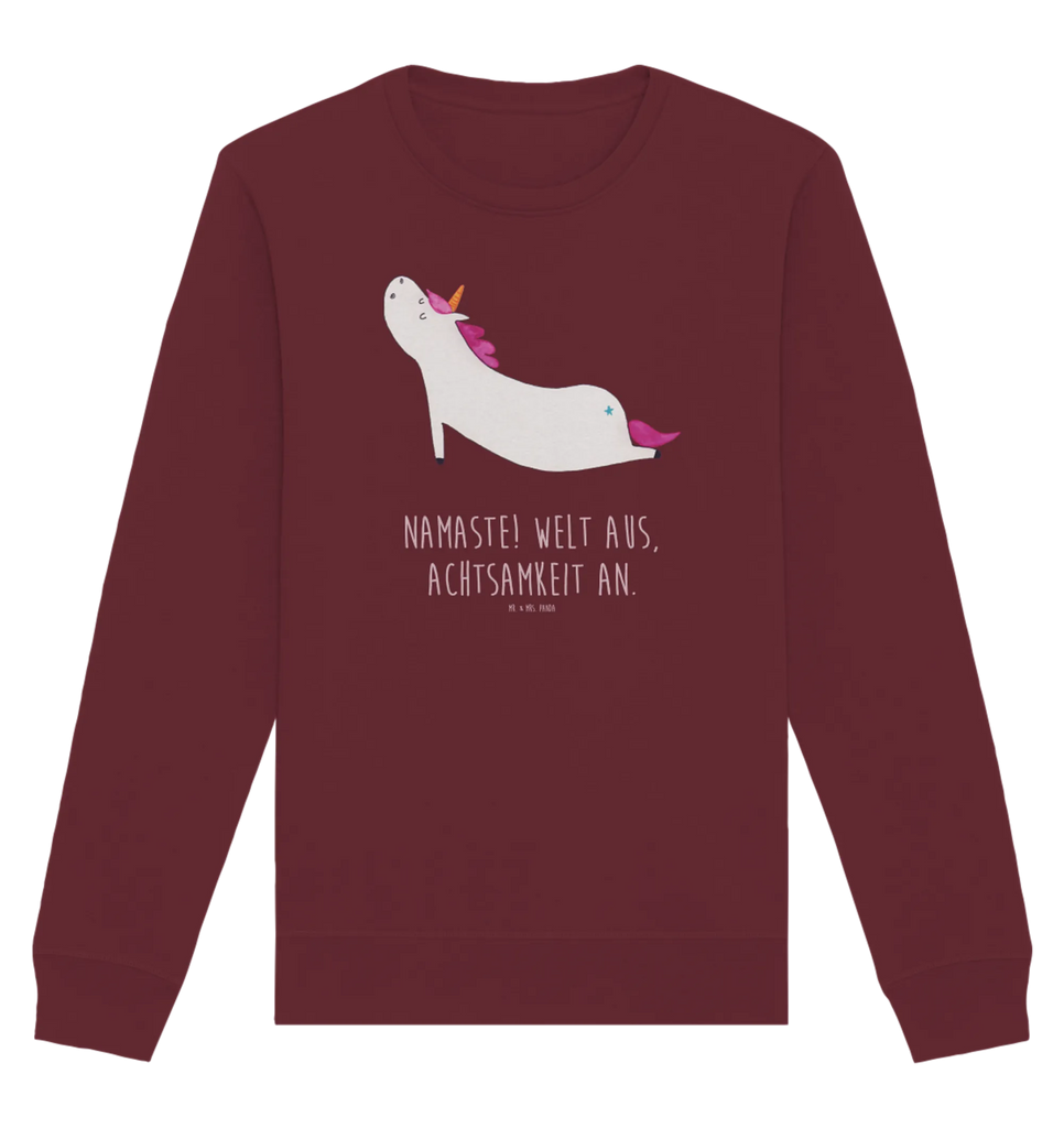 Organic Pullover Einhorn Yoga Pullover, Pullover Männer, Pullover Frauen, Sweatshirt, Sweatshirt Männer, Sweatshirt Frauen, Unisex, Einhorn, Einhörner, Einhorn Deko, Unicorn, Yoga, Namaste, Achtsamkeit, Entspannung, Joga, Yogamatte, Sport, lustig, witzig, süß