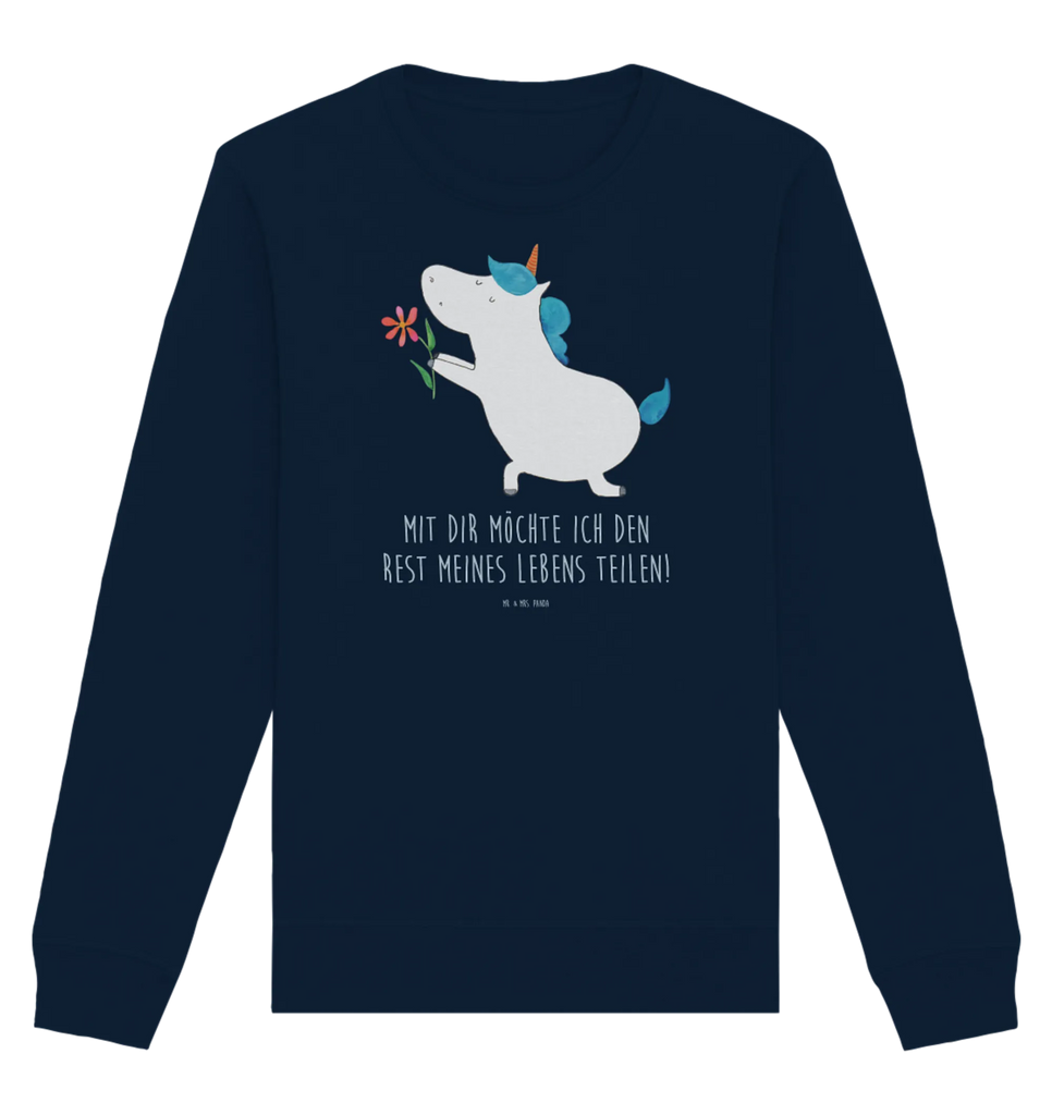 Organic Pullover Einhorn Blume Pullover, Pullover Männer, Pullover Frauen, Sweatshirt, Sweatshirt Männer, Sweatshirt Frauen, Unisex, Einhorn, Einhörner, Einhorn Deko, Pegasus, Unicorn, Liebe, Liebesbeweis, Antrag, Heiratsantrag, Verlobung, Ehepaar, Pärchen, Partner, Freund, Freundin, Ehe, heiraten