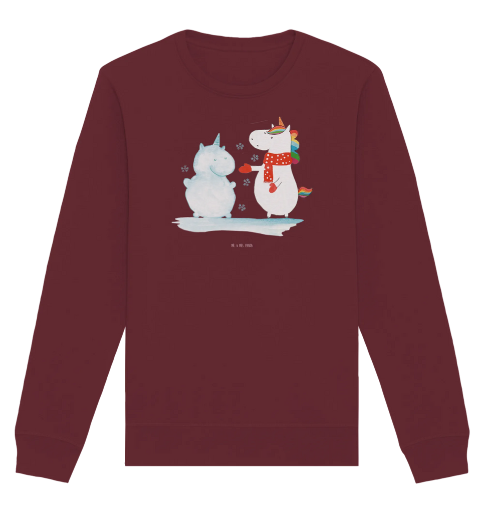 Organic Pullover Einhorn Schneemann Pullover, Pullover Männer, Pullover Frauen, Sweatshirt, Sweatshirt Männer, Sweatshirt Frauen, Unisex, Einhorn, Einhörner, Einhorn Deko, Pegasus, Unicorn, Schneemann, Winter, Schnee, Kuchen, Weihnachten, kalt, Mütze, Handschuhe, X-Mas